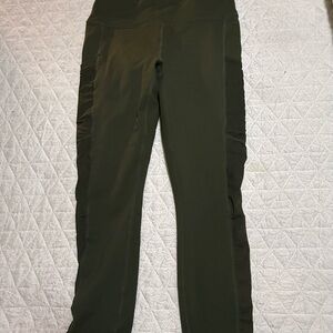 Fabletics Olive Green High-Waisted Leggings | Women’s Size 8